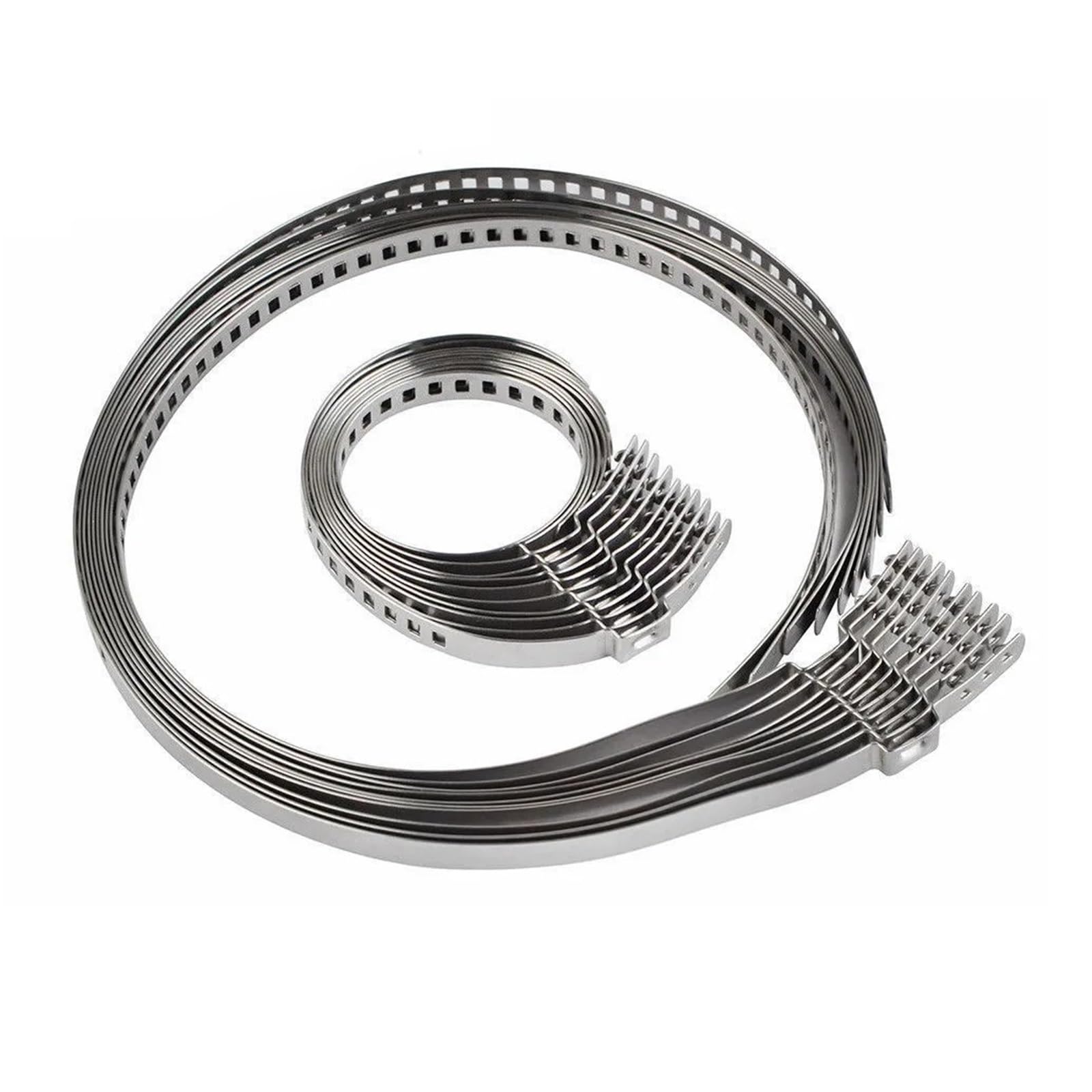 CV Joint Boot Kit Zestaw 24/10 szt. zacisków do osłon przegubu homokinetycznego ze stali nierdzewnej, uniwersalny, regulowany wał napędowy, 25-50 mm, 50-120(10pcs)