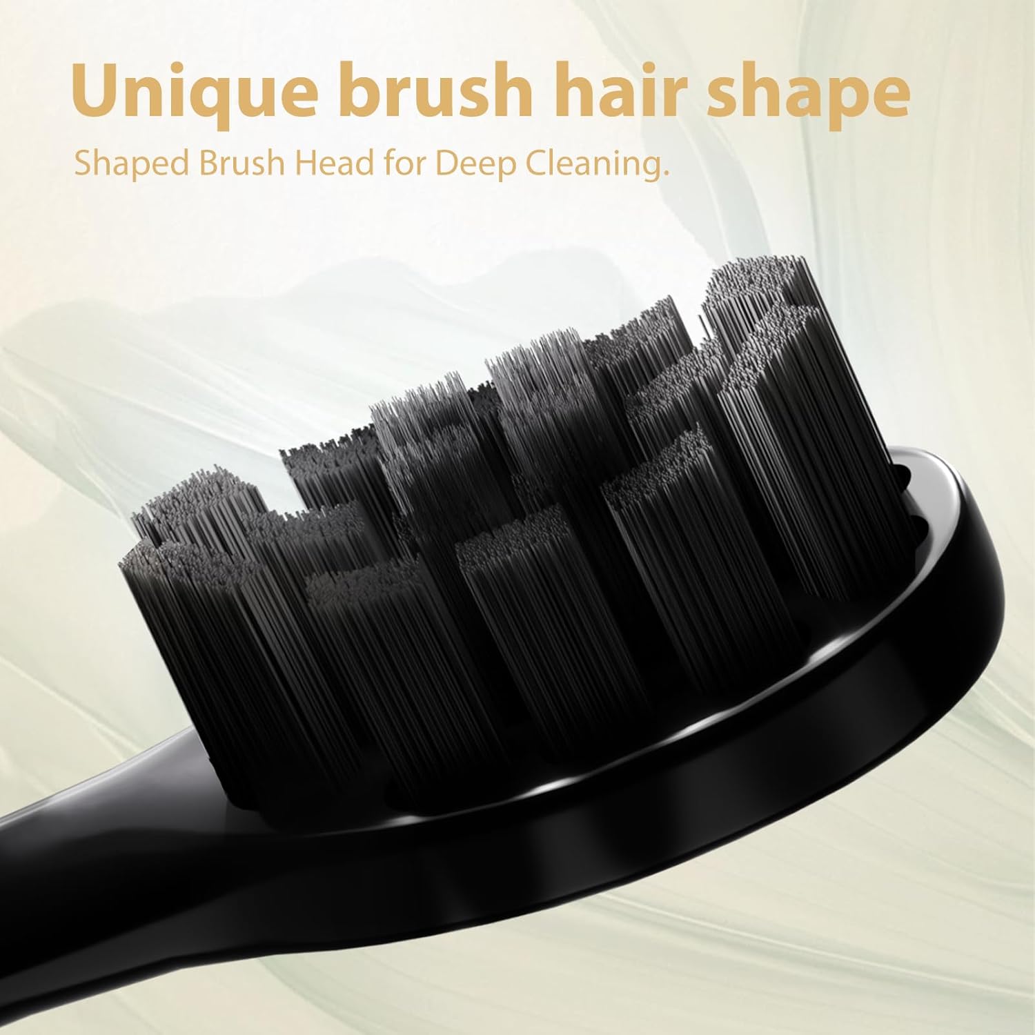 Sonic Electric Toothbrush for Adults - 6 Modes Rechargeable Electric Toothbrush with 4 Replace Brush Heads, Power Sonic Toothbrush with Travel Case, Ideal Gift for Men Women, Black - Image 8