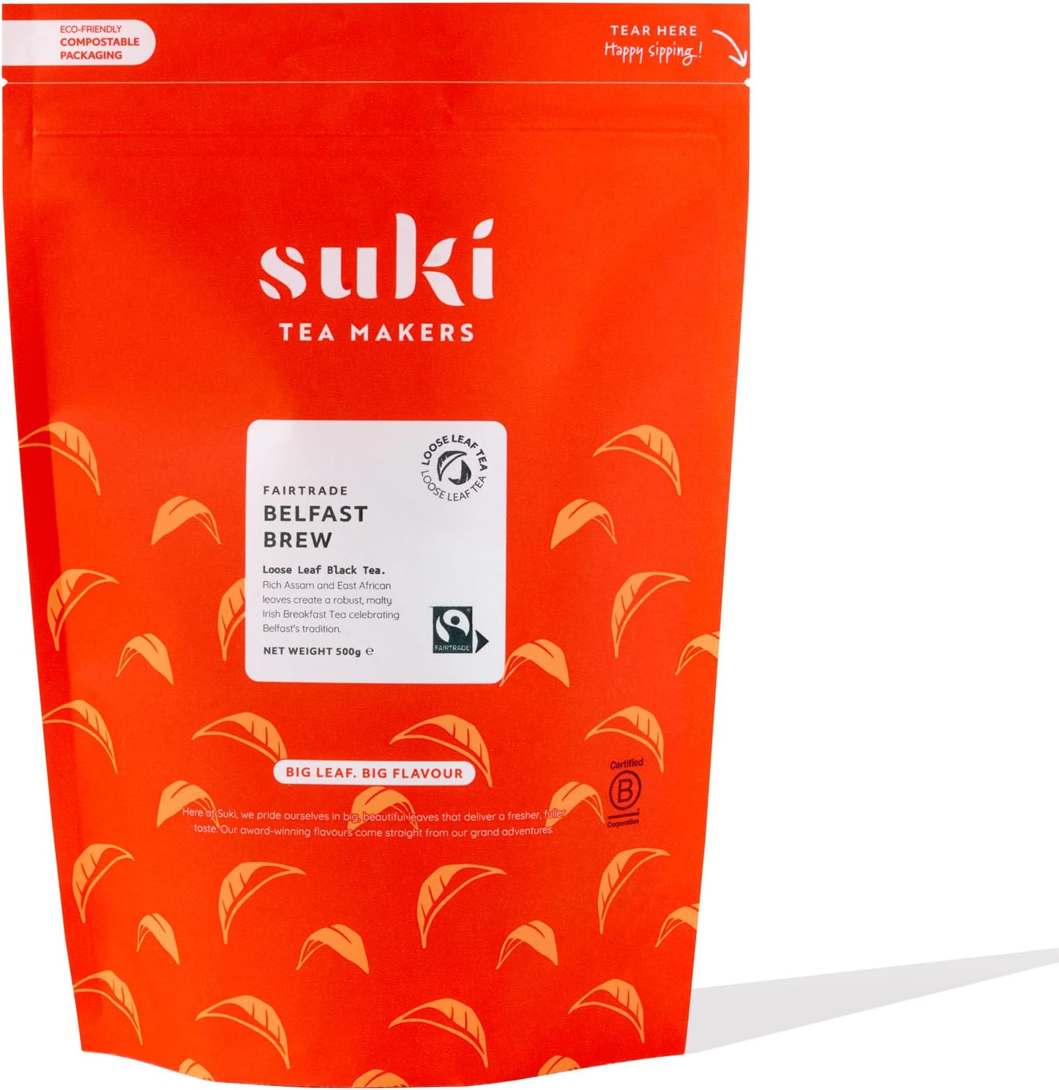 Suki Tea Belfast Brew, Loose Black Tea 500g