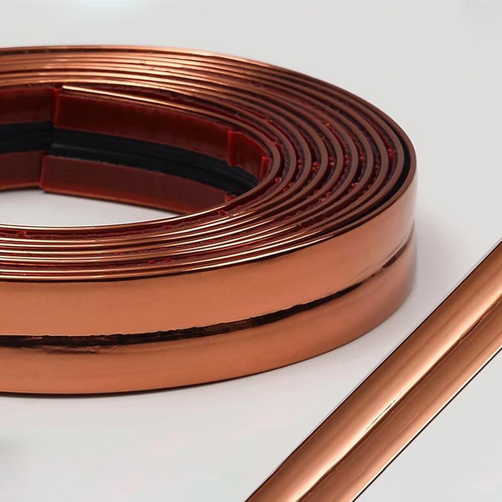 Protections d'angle Protège-Coins Souples, 1-20 M Protecteurs D'angles Auto-adhésifs pour Murs pour Les Bureaux À Domicile, Les Hôtels, Table Armoires Meubles Pare-Chocs De Sécurité (Color : Rose Gol