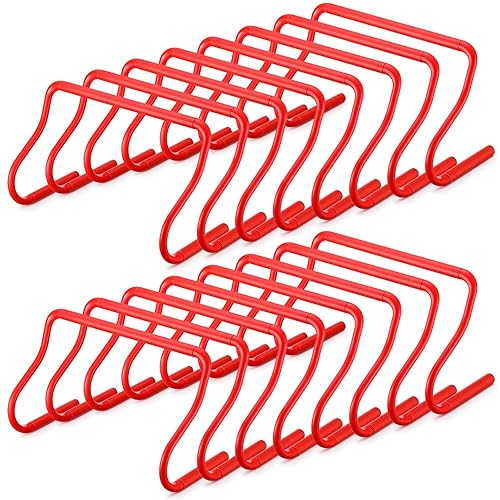 16 Pcs 12" Speed Agility Training Hurdles Large Size Detachable
