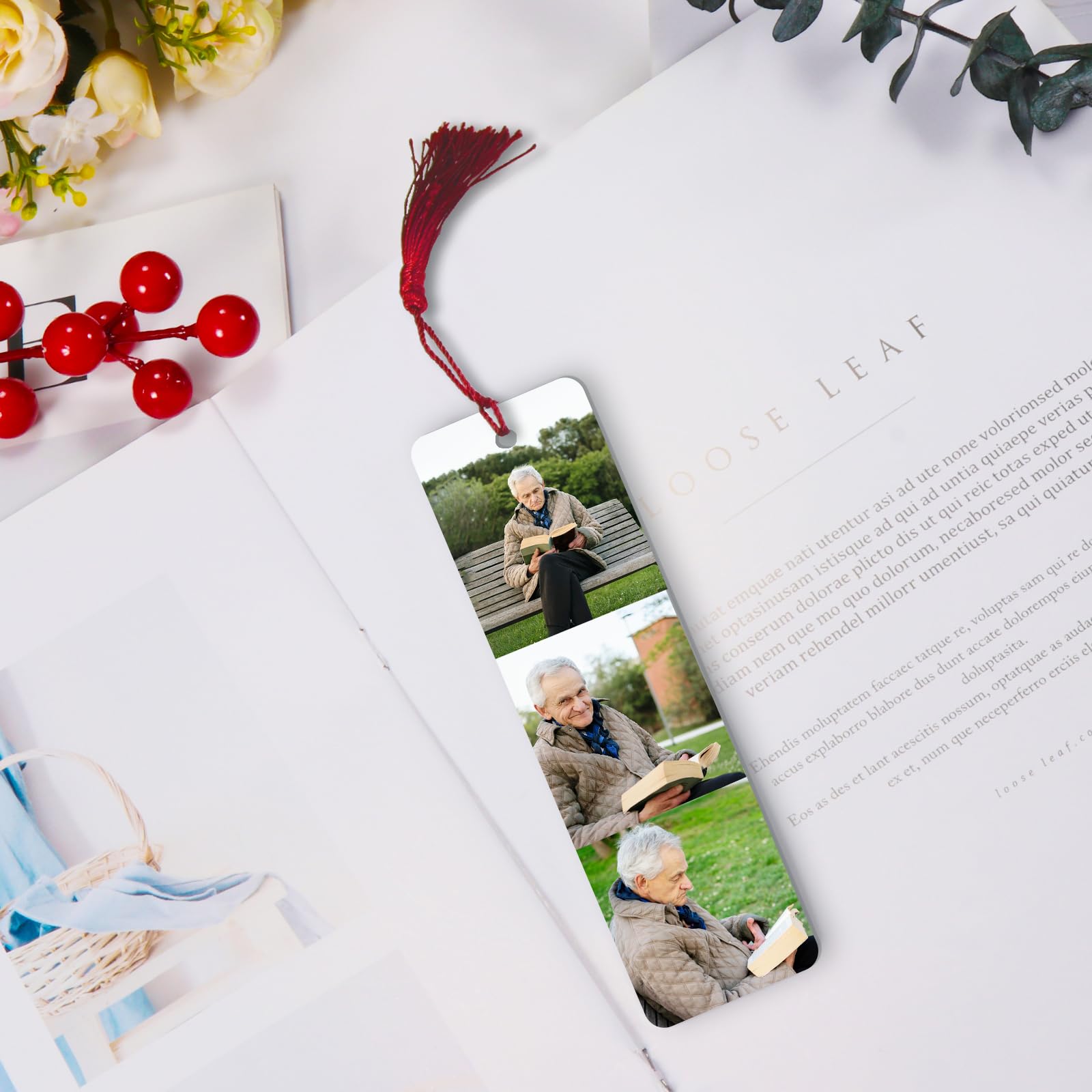 Personalized Bookmarks, Custom Bookmarks, Calligraphy Bookmarks, Beaded