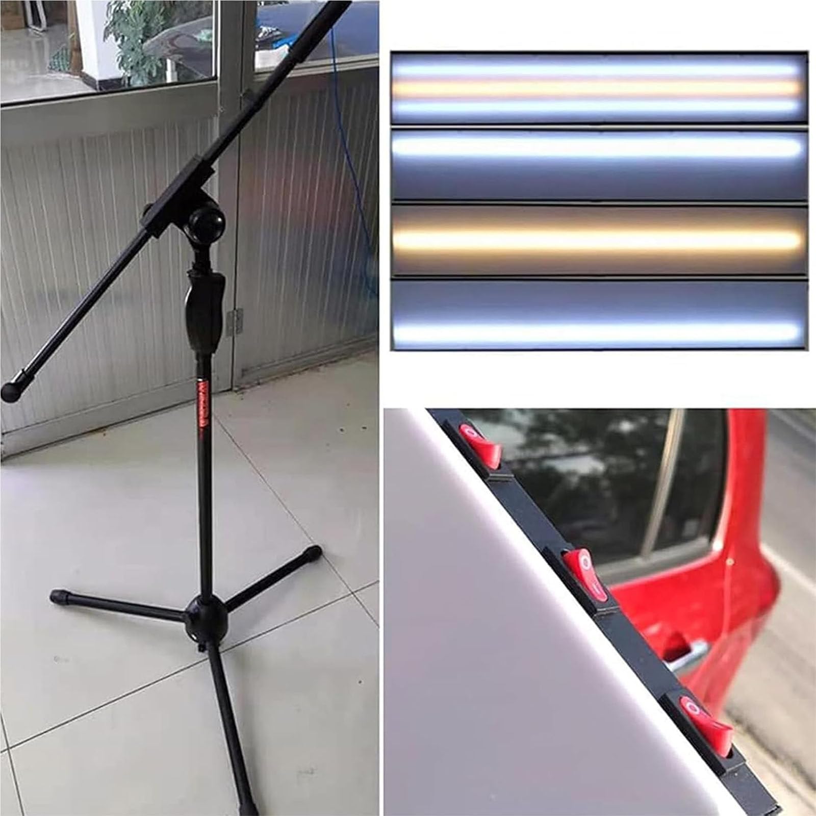 Auto-Dellenreflektor, Inspektionsleuchten für die Reparatur, PDR-Leuchten für die Auto-Dellenreparatur, flexibel und einstellbar, leistungsstarke Leuchten mit Reflektor für Dellen