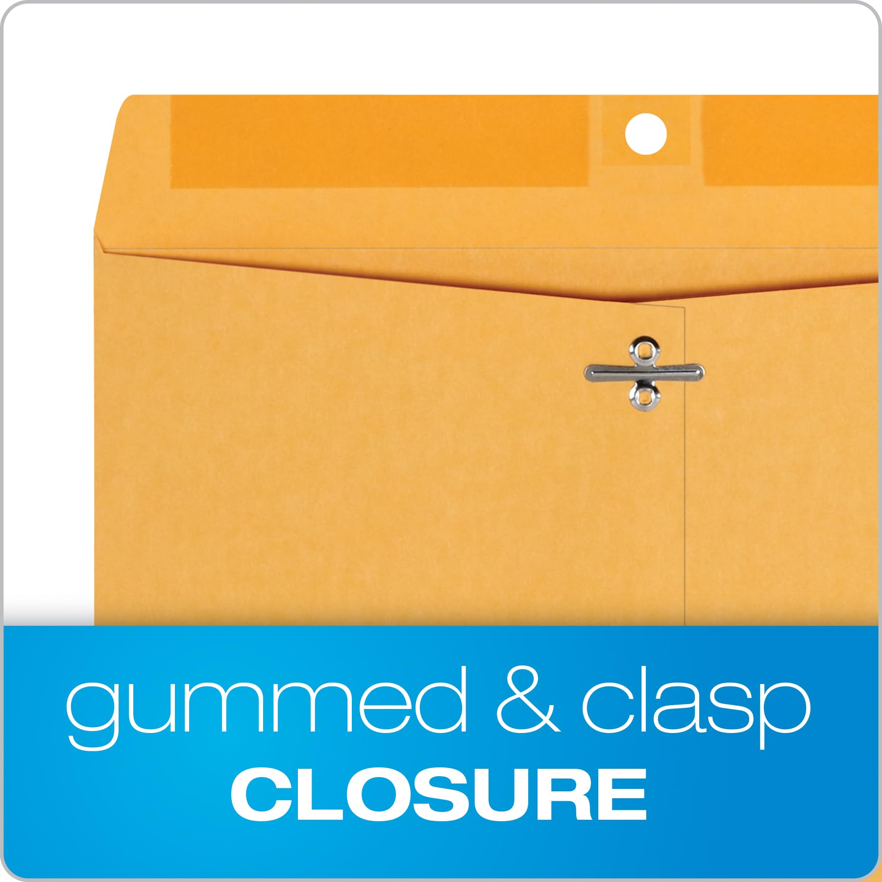 Amazon.com : Quality Park, QUA37893, Gummed Kraft Clasp Envelopes
