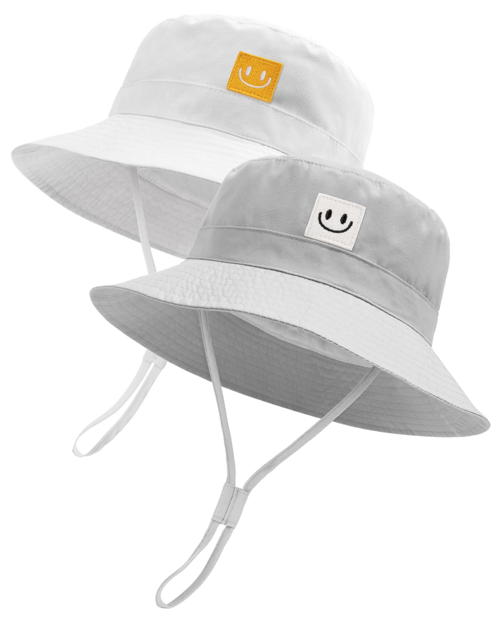FURTALK Baby Sun Hat Toddler Bucket Hat Beach Smile Face UPF 50+