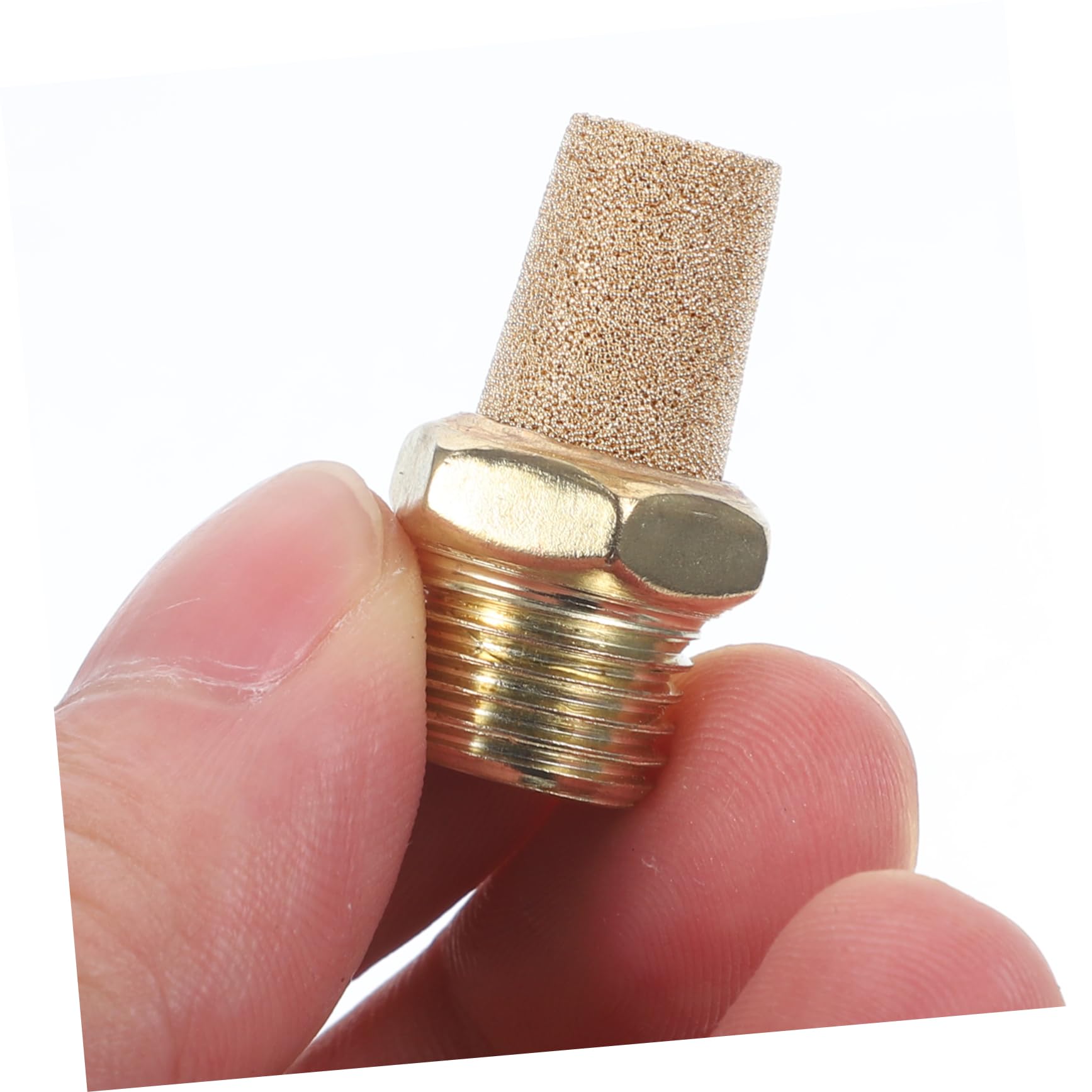 Yardenfun 8pièces Silencieux Pneumatique Pouce Cuivre Bruit Valve Électromagnétique Pour Raccord Air Comprimé