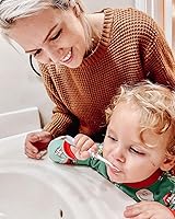 Vista 8 de ROARex Cepillo de dientes vegano ecológico totalmente natural para niños hecho de plantas – Sweet Baby Giraffe 100% biodegradable y compostable