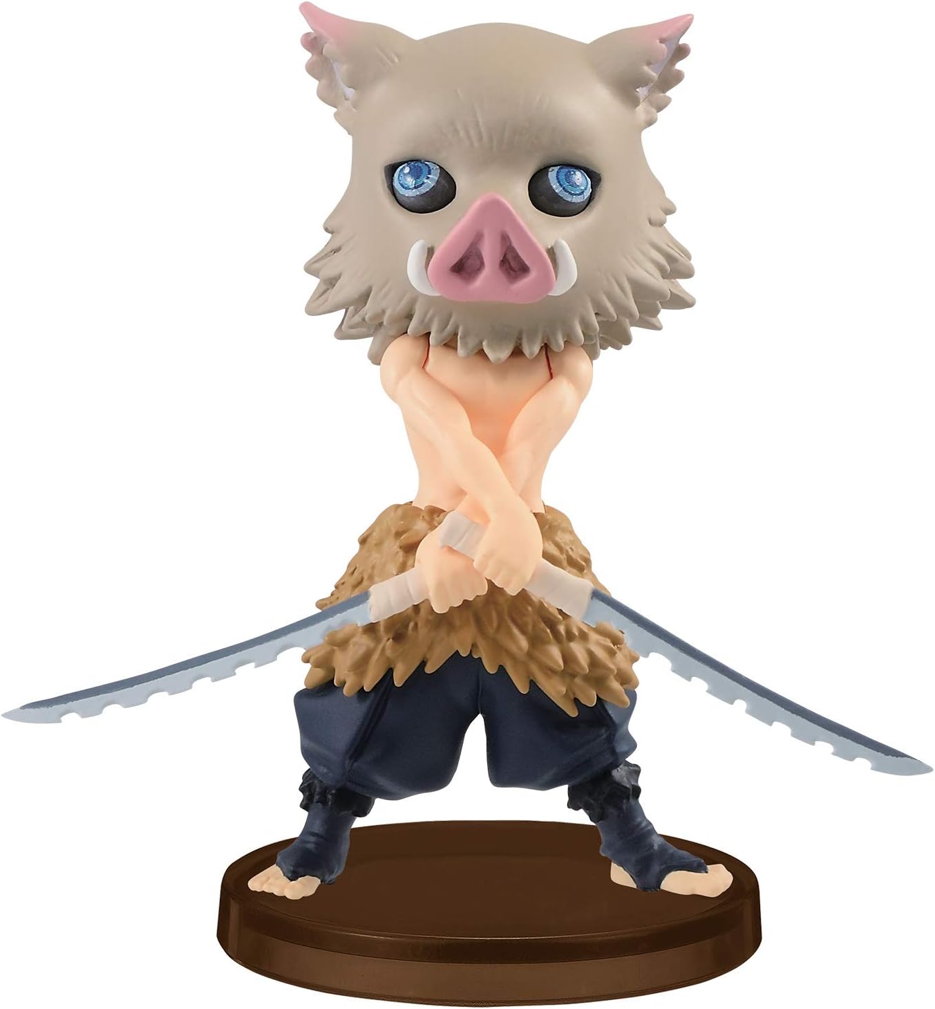 Amazon Com Banpresto Kimetsu No Yaiba Q Posket Petit Vol 2 B Inosuke Hashibira Multicoloured Toys Games