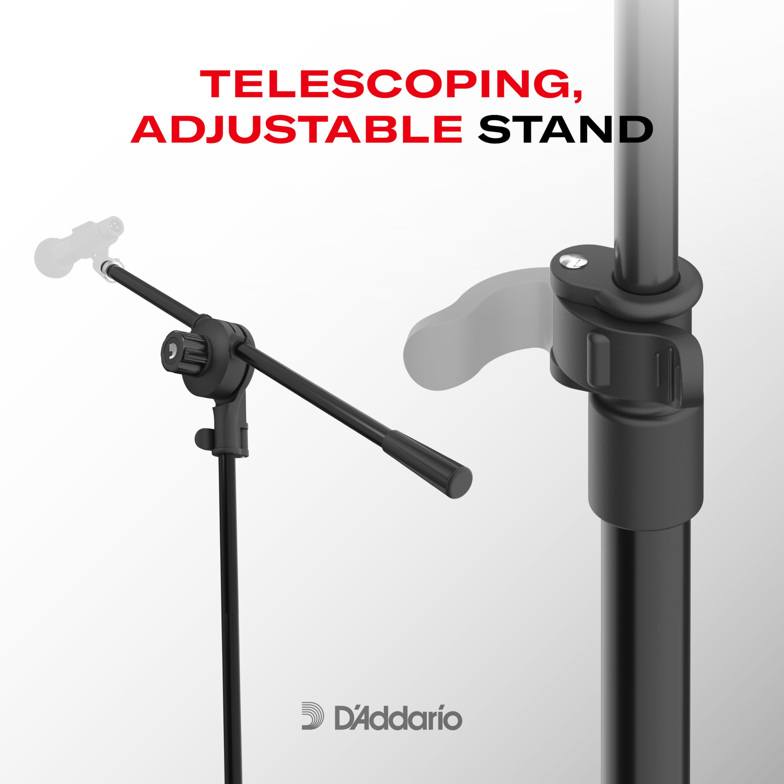 【特価セール】D'Addario ダダリオ ペダルボード用ブームマイクスタンド Amazon.com: D'Addario XPND Pedal Board Mic Stand - Guitar