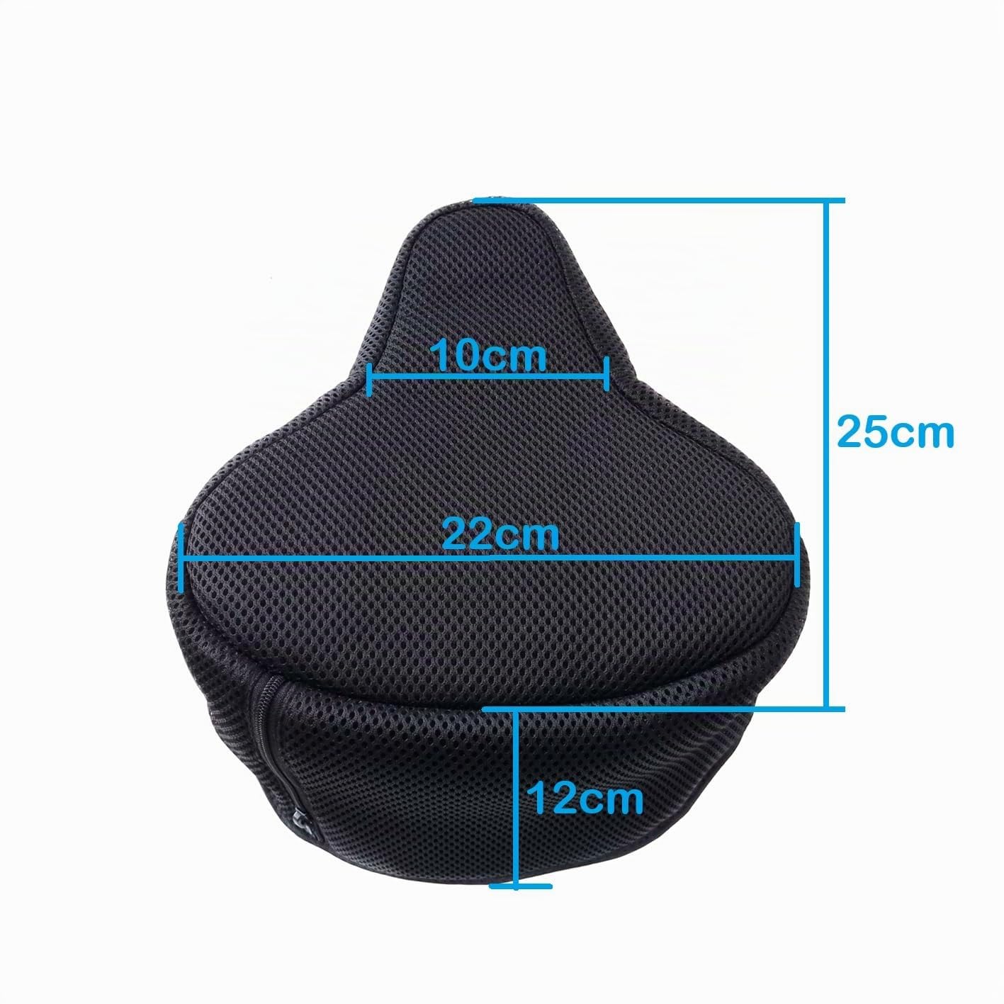 Thermrup Housse de selle de vélo chauffante USB avec sac de batterie externe et housse de pluie