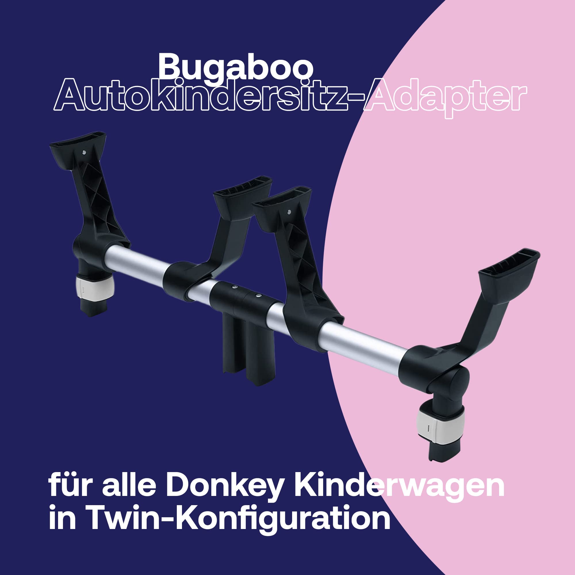 Bugaboo Autokindersitz-Adapter Donkey Kinderwagen Twin-Konfiguration Click-and-Go System