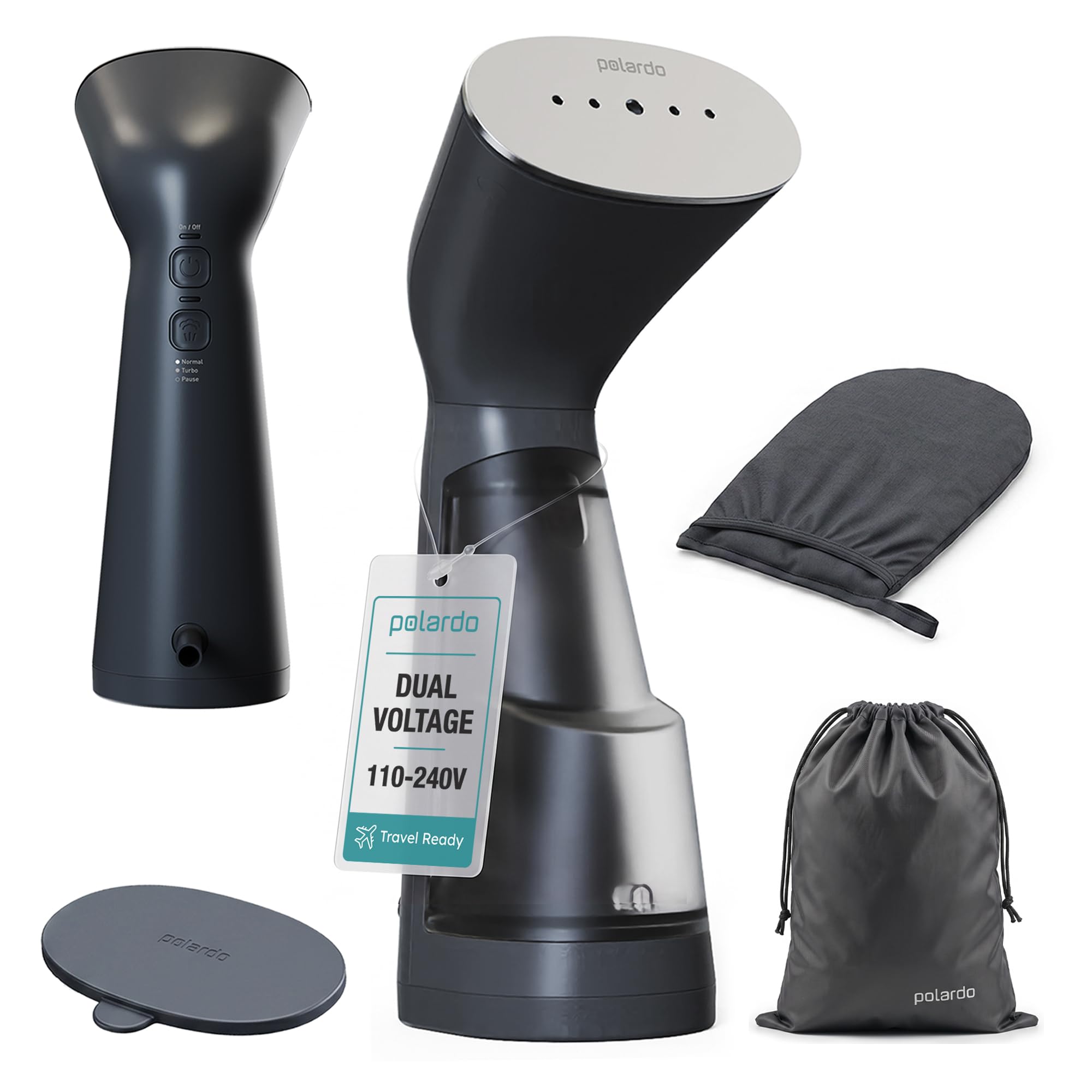 Vaporizador de viaje para ropa de doble voltaje 110-240 V, vaporizador portátil de ropa, mini vaporizador de ropa para viajes, calentamiento rápido, plancha de vapor compacta para uso mundial, hogar y