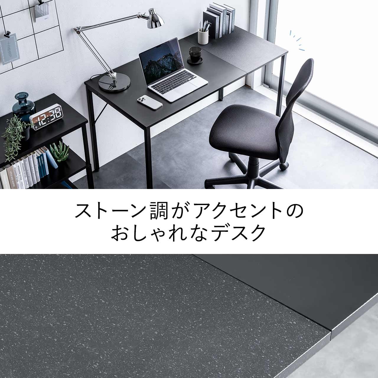 Amazon | サンワダイレクト パソコンデスク 幅120×奥行60cm モニター