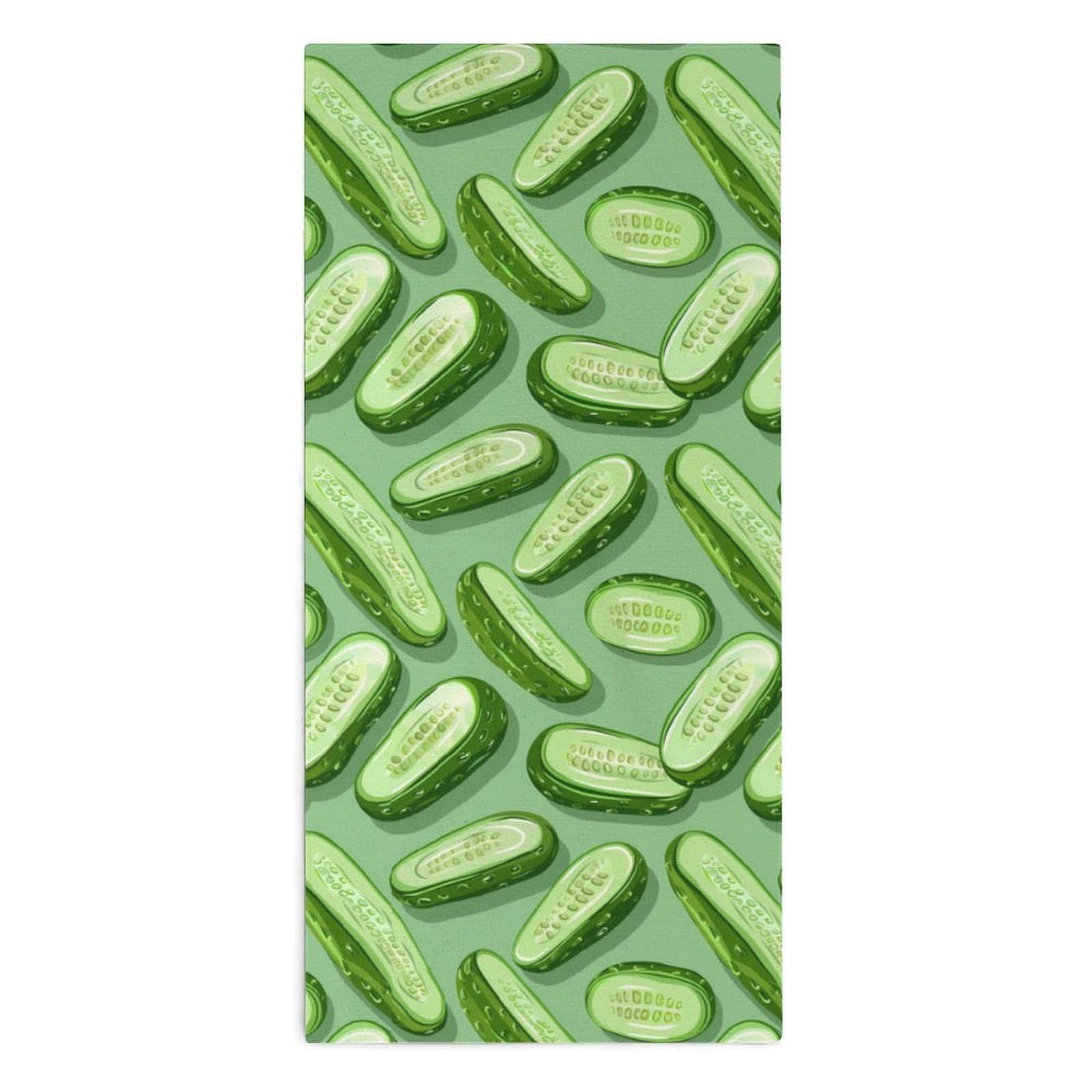 Dill Pickles Hand Towels Soft Face Towel Gym Bathroom Travel Hotel 13"x28"