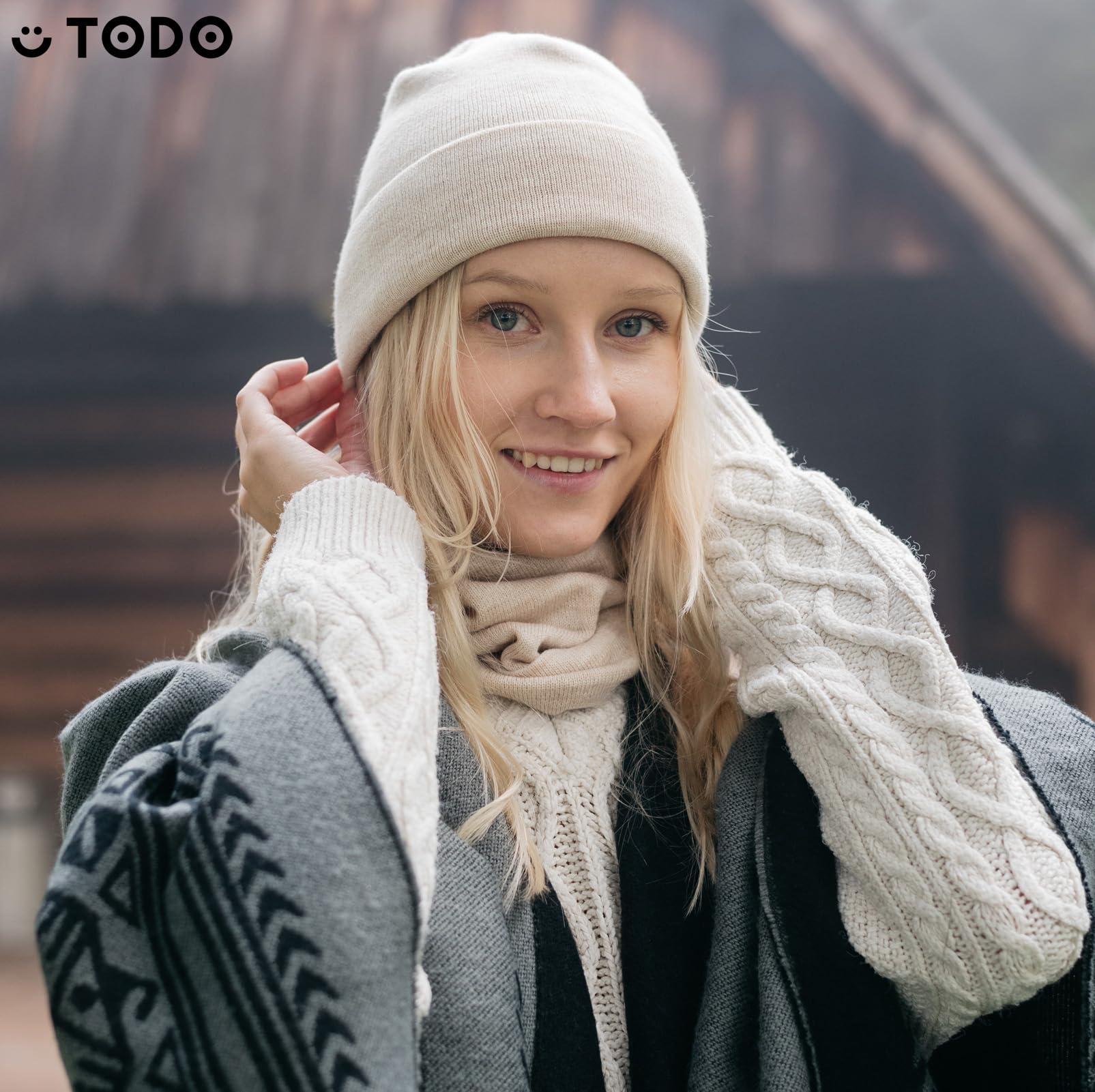 TODO Berretto in Lana Merino Caldo, Morbido, Comodo per Le giornate Fredde, Tutti i Giorni, all'Esterno Il Berretto in 100% Lana Merino Ti Tiene al Caldo Sia per Uomo Che per Donna