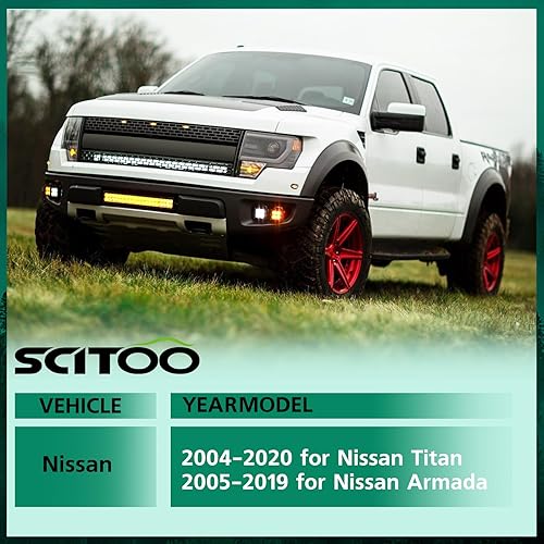 Miniatura 2 de SCITOO Kit de elevación de nivelación delantera de 3 pulgadas para Nissan 2004-2020 Espaciador de puntal de elevación compatible con Nissan Armada