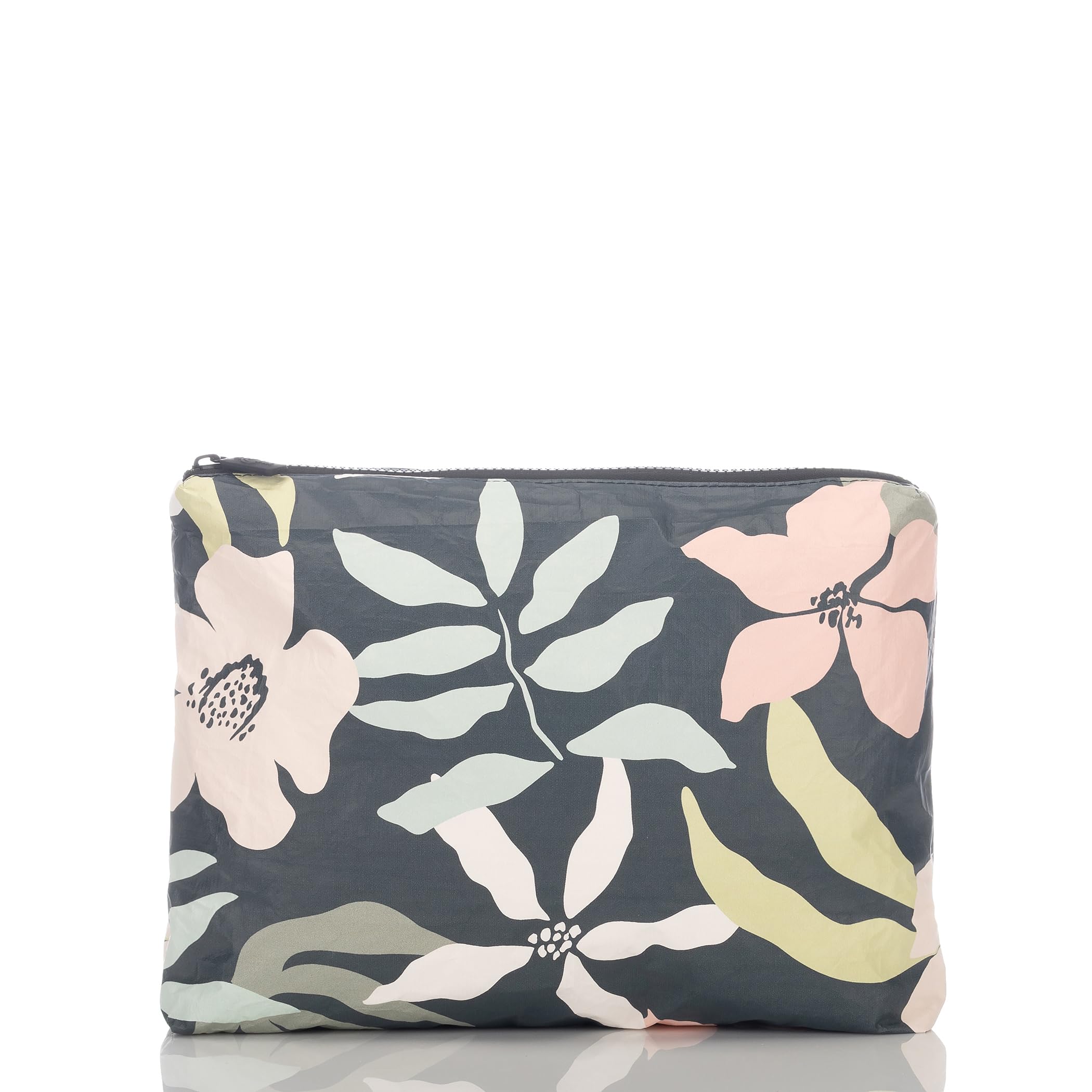 ALOHA Collection Mid Pouch, Lightweight, Packable, & Splash-Proof Pouch for Travel, Makeup, Toiletries, Organization, Gym, Pool & Beach. Easy to Clean