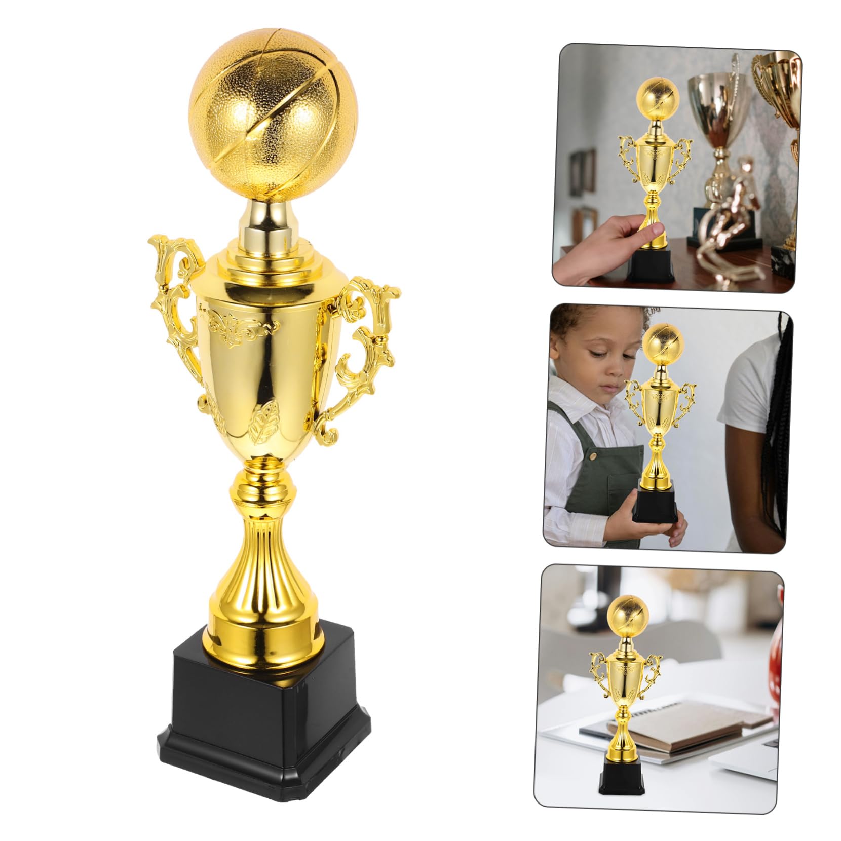 NUOBESTY 4stücke Basketball Trophäe Für Auszeichnung Für Schulwettbewerbe Glänzende Medaille Für Sportveranstaltungen Perfektes Für Schulaufführungen Und Turniere