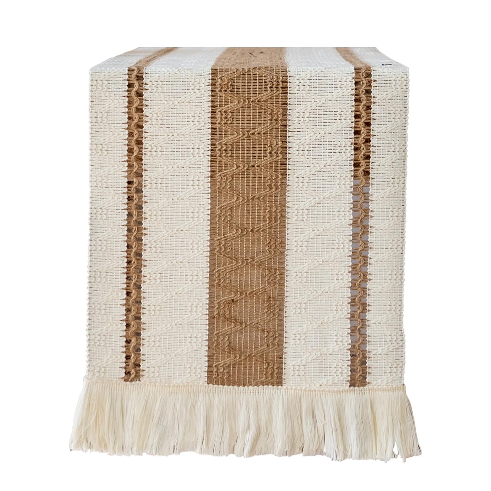 Jazuaiao Sturdy Polyester Table Runner Retro Look Accessory for Living Polyester Tablecloth