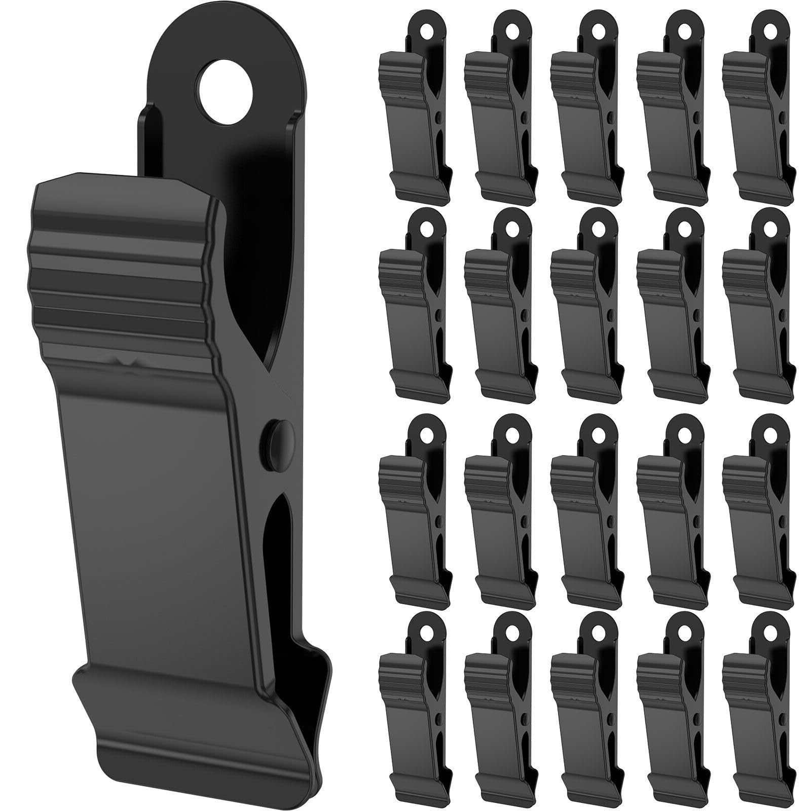 20 Clip A Coccodrillo In Metallo, Piccole Morsetti A Molla Larghe 1/2 Pollice, Senza Denti, Antiscivolo, Per Foto, Tende, Fai Da Te E Casa