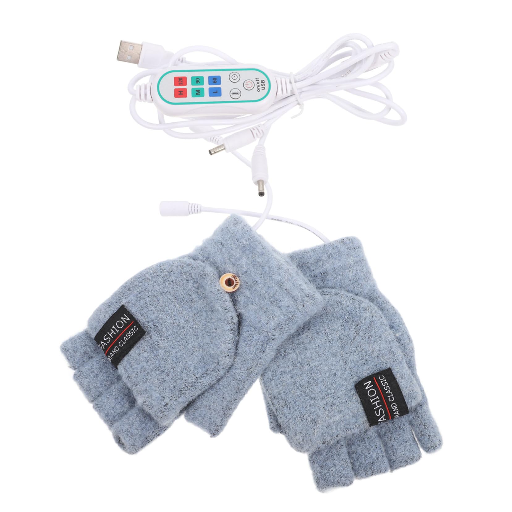 Gogogmee Electric Heated Gloves for Winter Sports Heating Mitts Portable Thermal Mitts Men Women Thermal Mittens