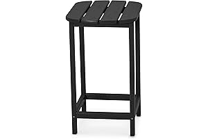POLYWOOD South Beach Counter Side Table: Durable and Stylish Patio Essential