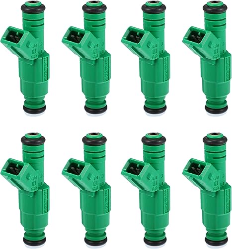 X AUTOHAUX 8pcs 0280155968 Inyector de combustible para Volvo S60 2.3T 2001-2004 2.4T 2001-2009 2.5T 2003-2009