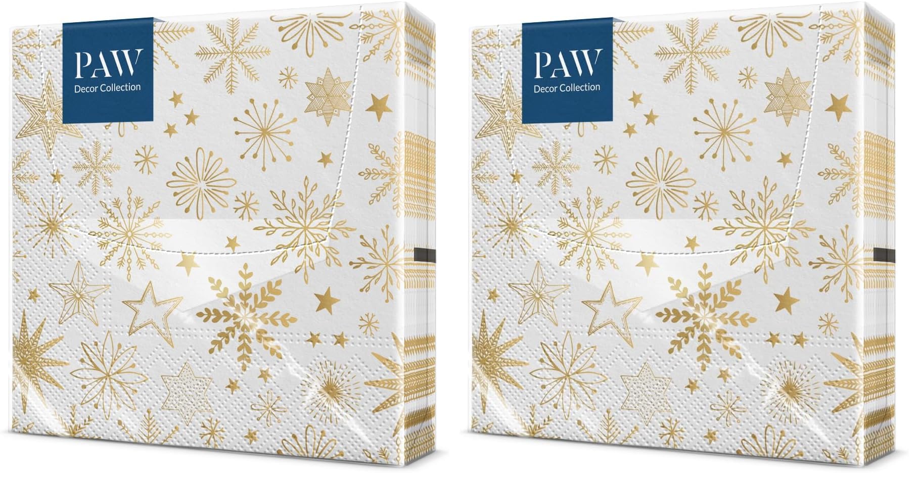PAW - Servilletas de Papel 3 Capas (33 x 33 cm) | 20 Unidades | Servilletas de Navidad con motivos invernales y navideños | Ideales para la mesa festiva | Color: Christmas Atmosphere — view 20