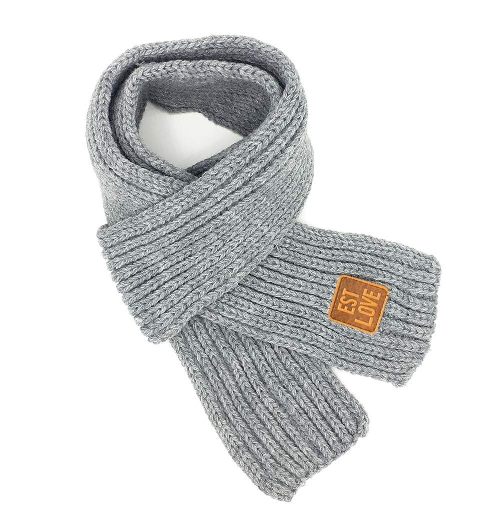 LuckyZ Toddlers Kids Scarf Boys Girls Winter Knitted Warm Scarves Neck Warmer