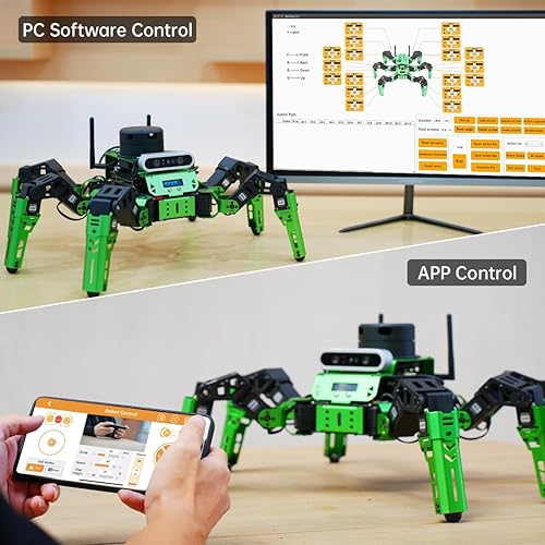 Miniatura 6 de HIWONDER JetHexa - Kit de robot hexápodo para ROS Jetson Nano AI Vision cámara monocular programable inteligente robot clasificación de color,