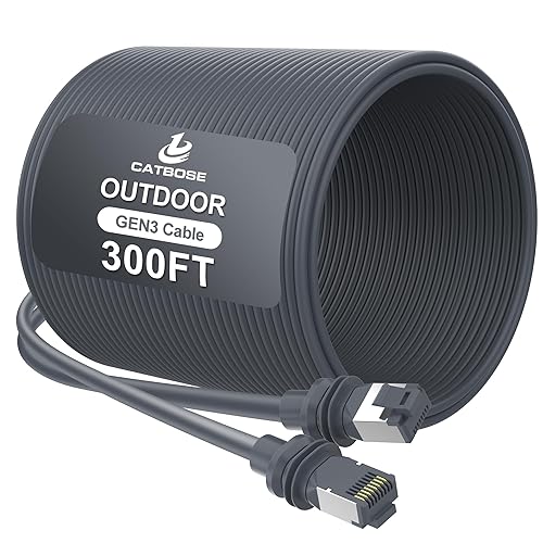 Miniatura 11 de Cable Starlink Gen3 de 20 pies, cable V3 estándar para exteriores para kit Starlink, núcleo de cobre 100% puro 26AWG, impermeable, cable de