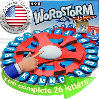 26 Letters Word Games, 36 Cards with 144 Categories Think Game, Quick Thinking Letter Pressing Word Game, Fast-Paced Board Game, A Great Board Game for Family and Friends