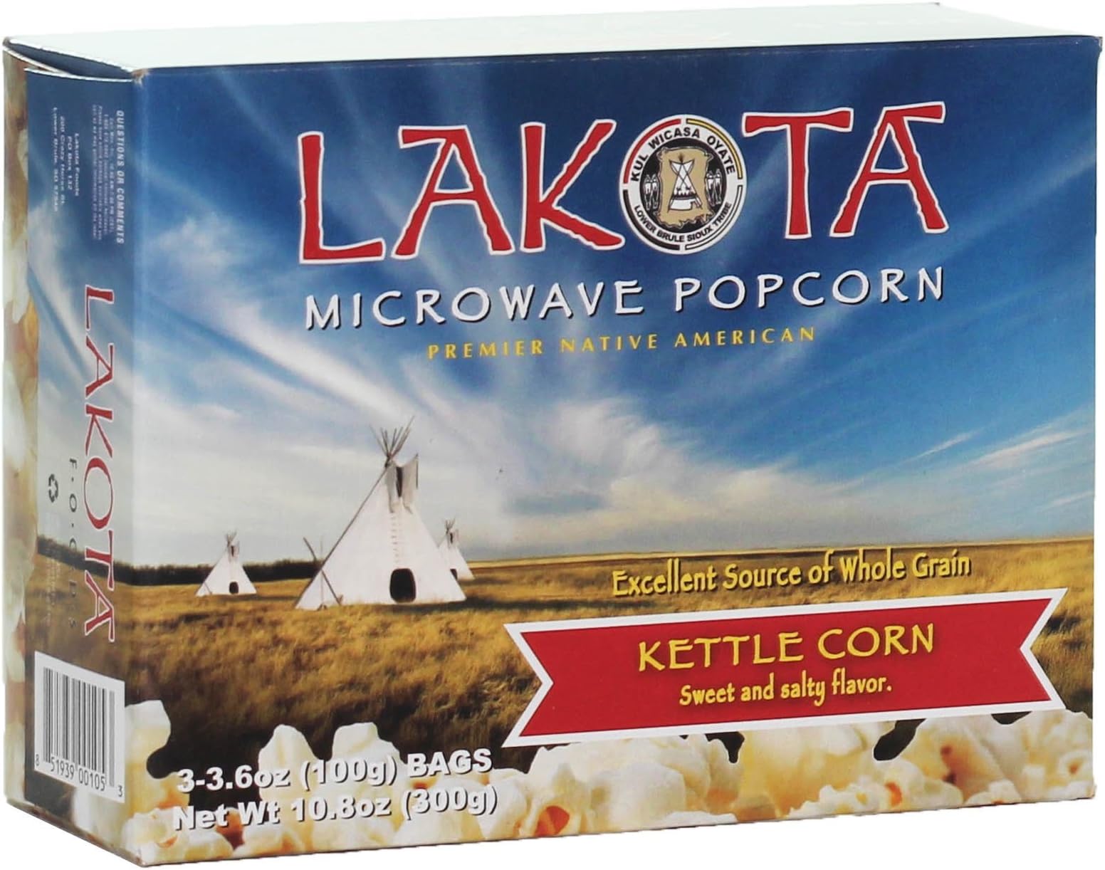 Lakota Foods Microwave Popcorn: Kettle Corn