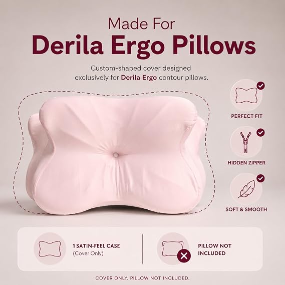 Derila Ergo Premium Blend Pillowcase with Modal & Silk Pillow Case