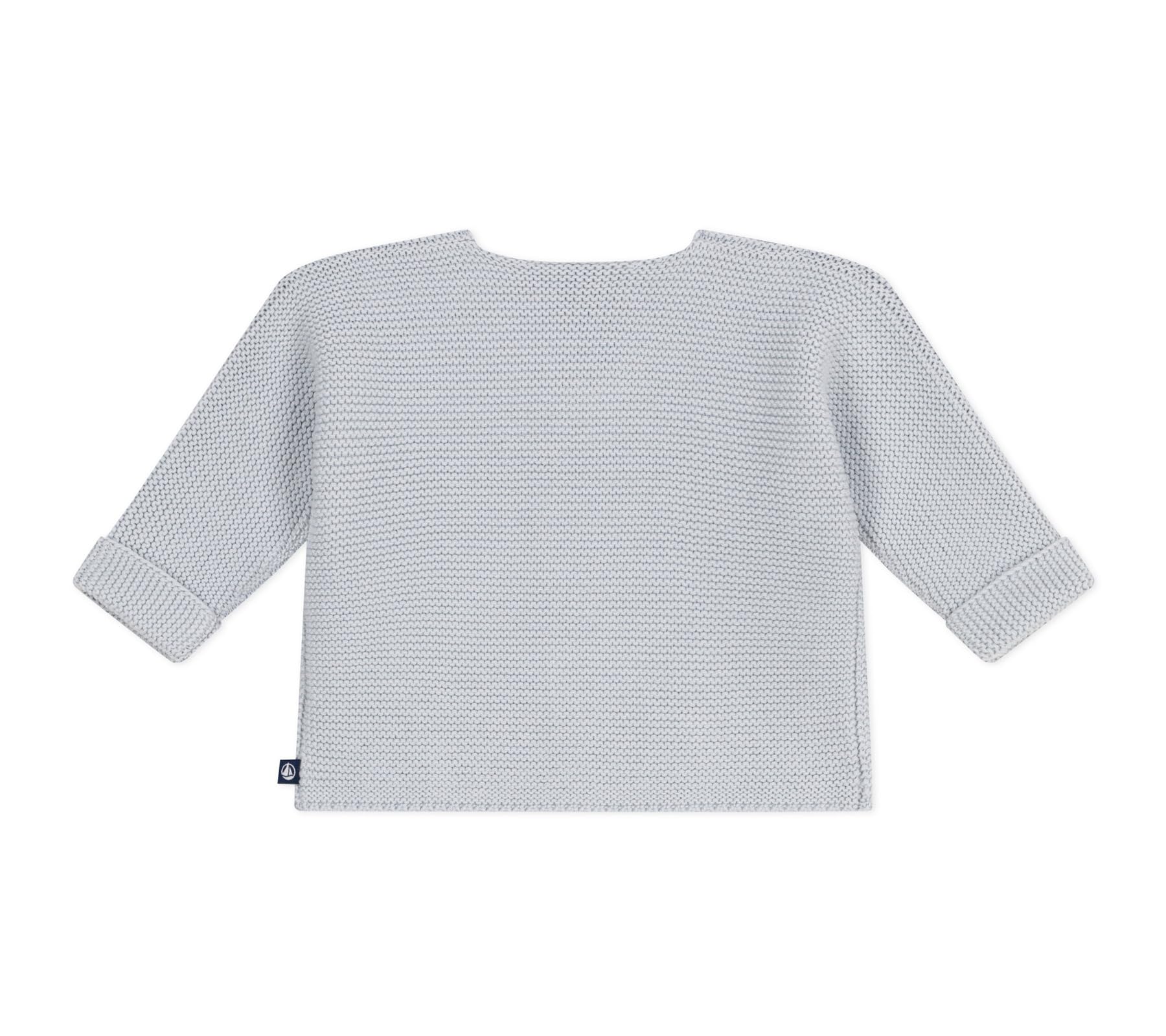 Petit Bateau Cardigan bébé Tricot Point Mousse en Coton