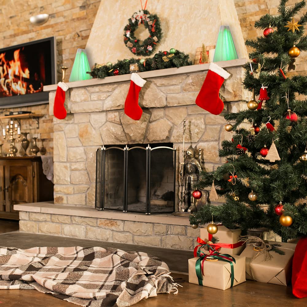 Père Noël Lumière de nuit éclairée 30 LED pliable Décoration de Noël 68