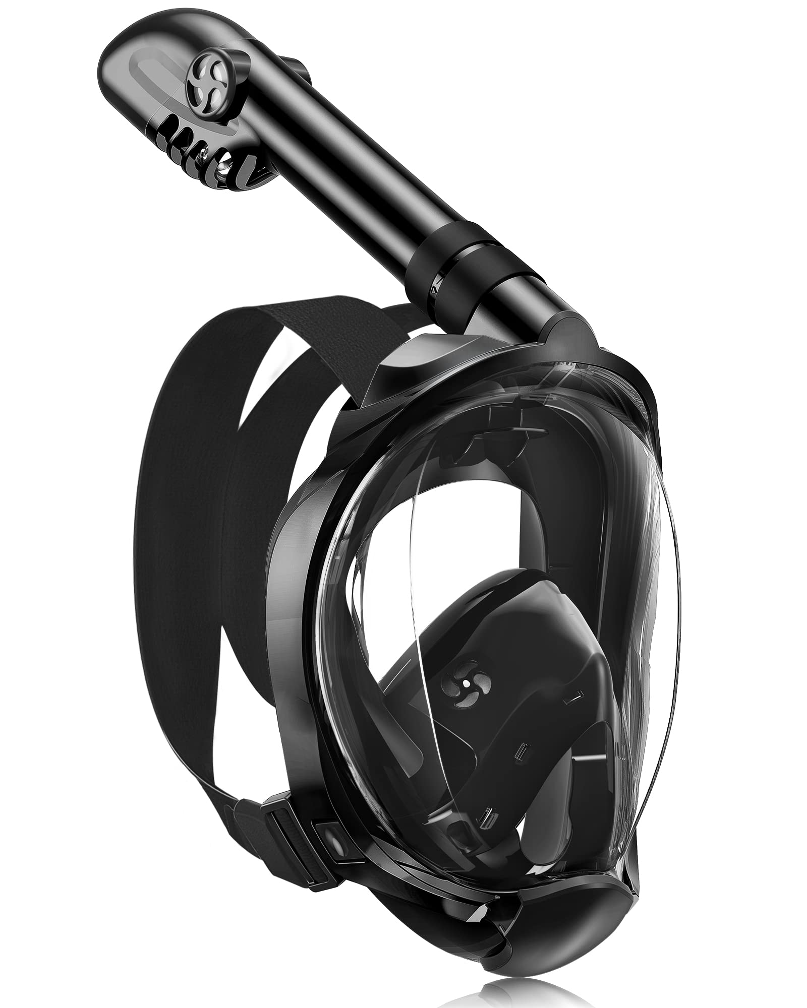 QingSong Full Face Snorkel Mask, Snorkeling Mask With Detachable Camera