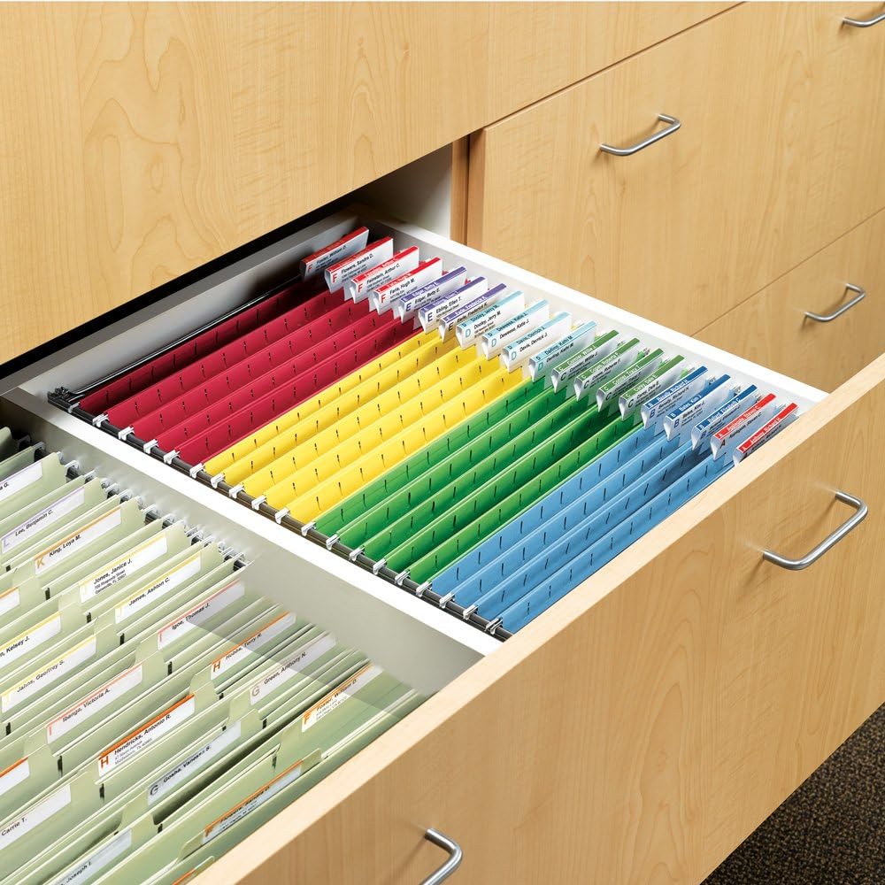 Smead Hanging File Folder Frame, Adjustable Letter/Legal/A4, Gray, 2 per Pack (64855)