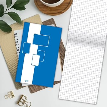 Bantex Pack of 5 A5 Squared Notebooks 100 Sheets Budget
