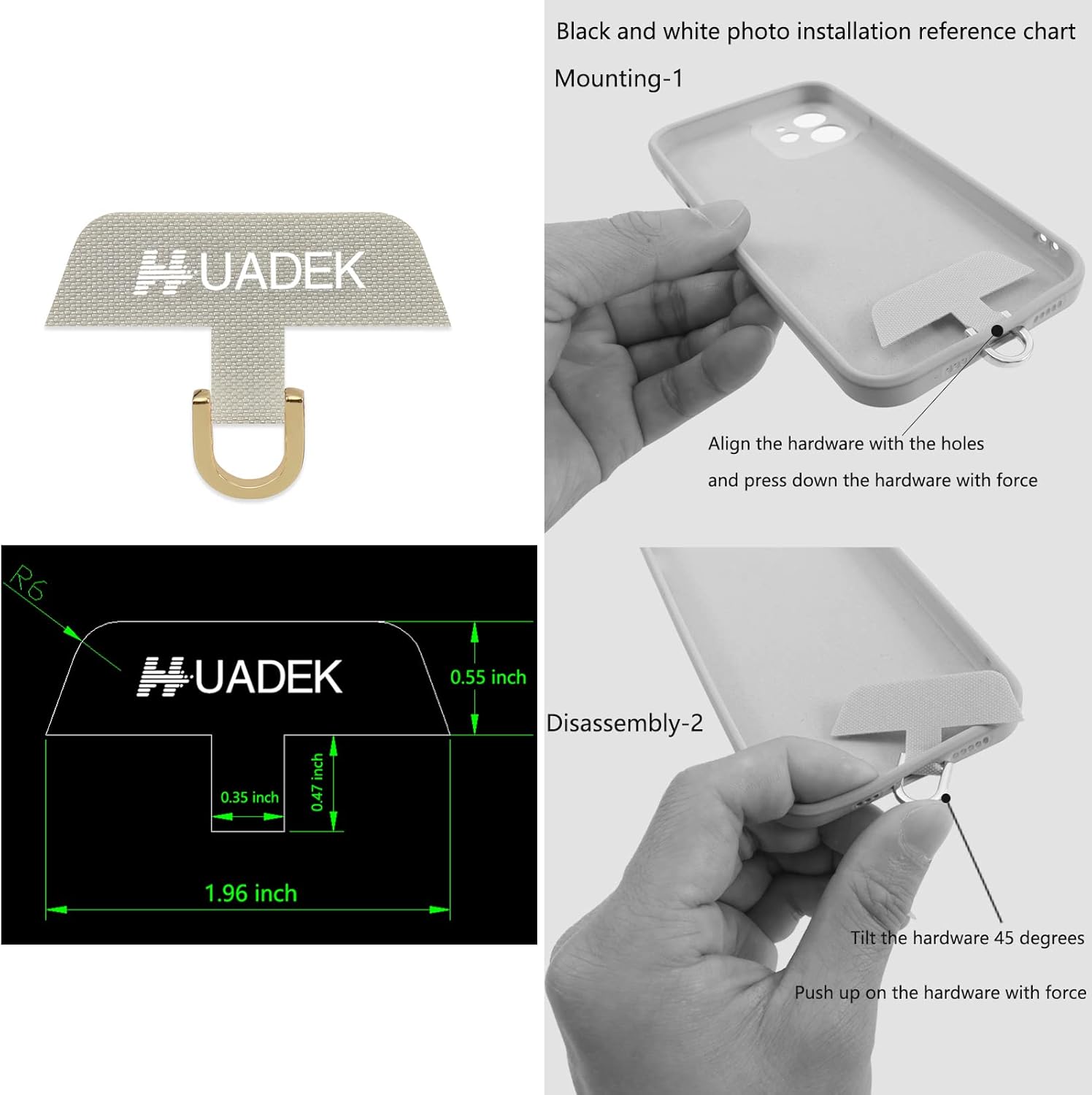 Snake Chain Phone Strap Universal phone lanyard phone strap connector (Snake-Chain（Light gold） G5)