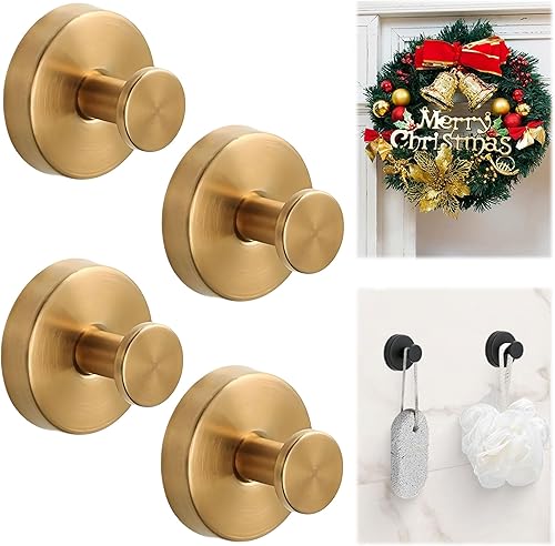 Miniatura 12 de Ganchos de ventosa para coronas en vidrio, ganchos de ventosa sin taladrar para ducha, colgador de corona para puerta delantera, ganchos de metal