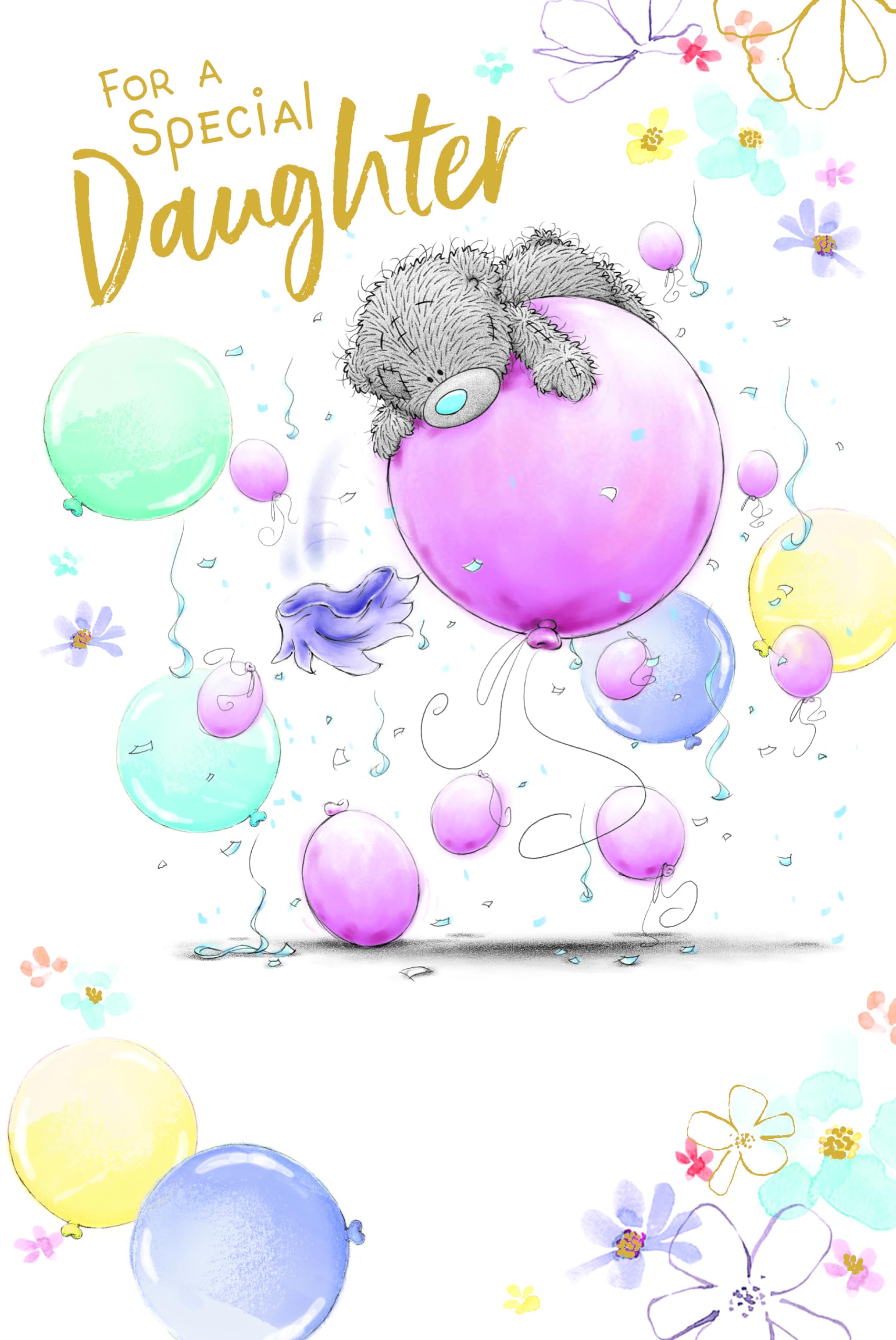 Me To You Tatty Teddy 'For A Special Daughter' Birthday Card - Official Collection