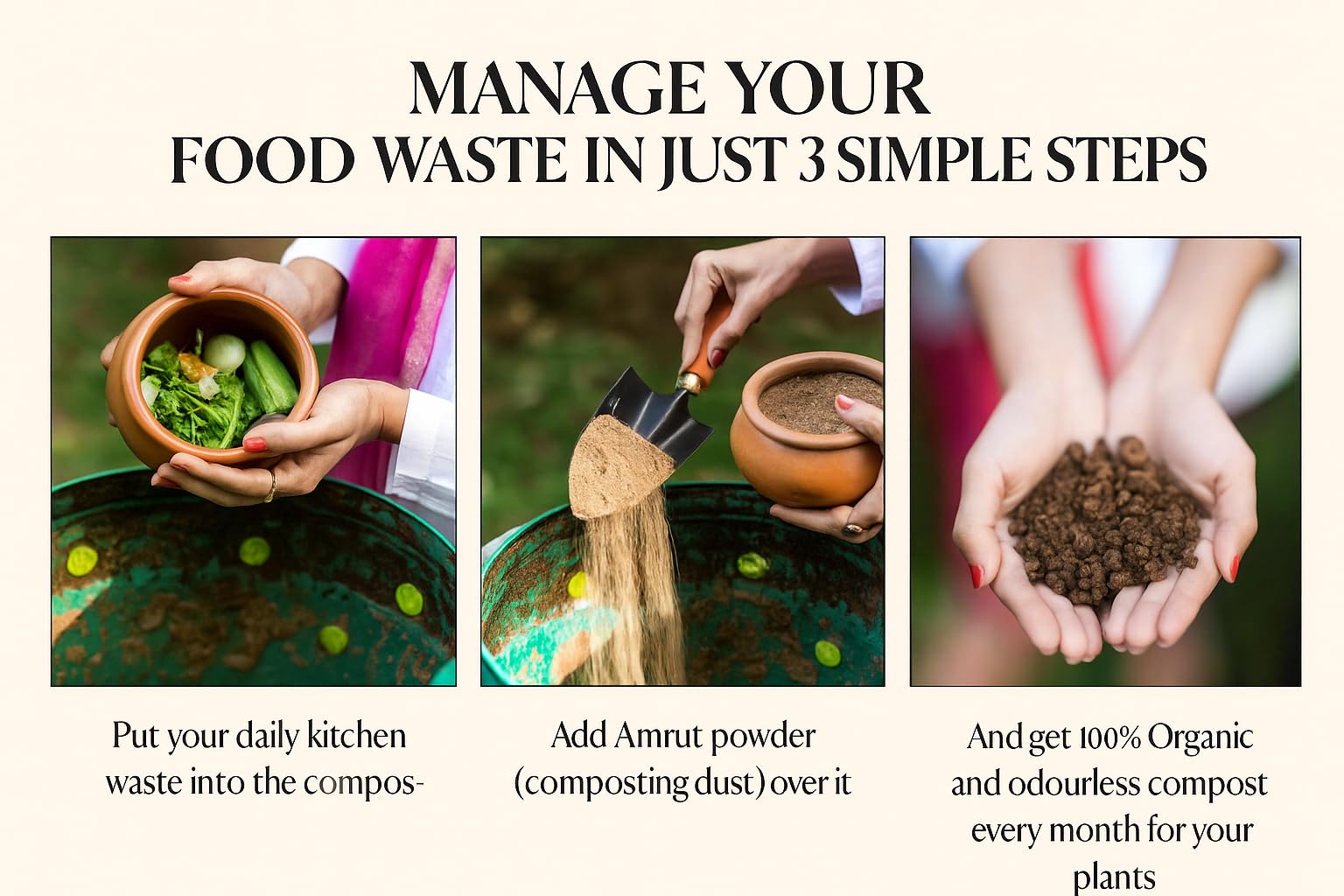 Amrut Compost Maker: Fast, Odor-Free Composting -6 Amrut Compost Maker: Fast, Odor-Free Composting -6