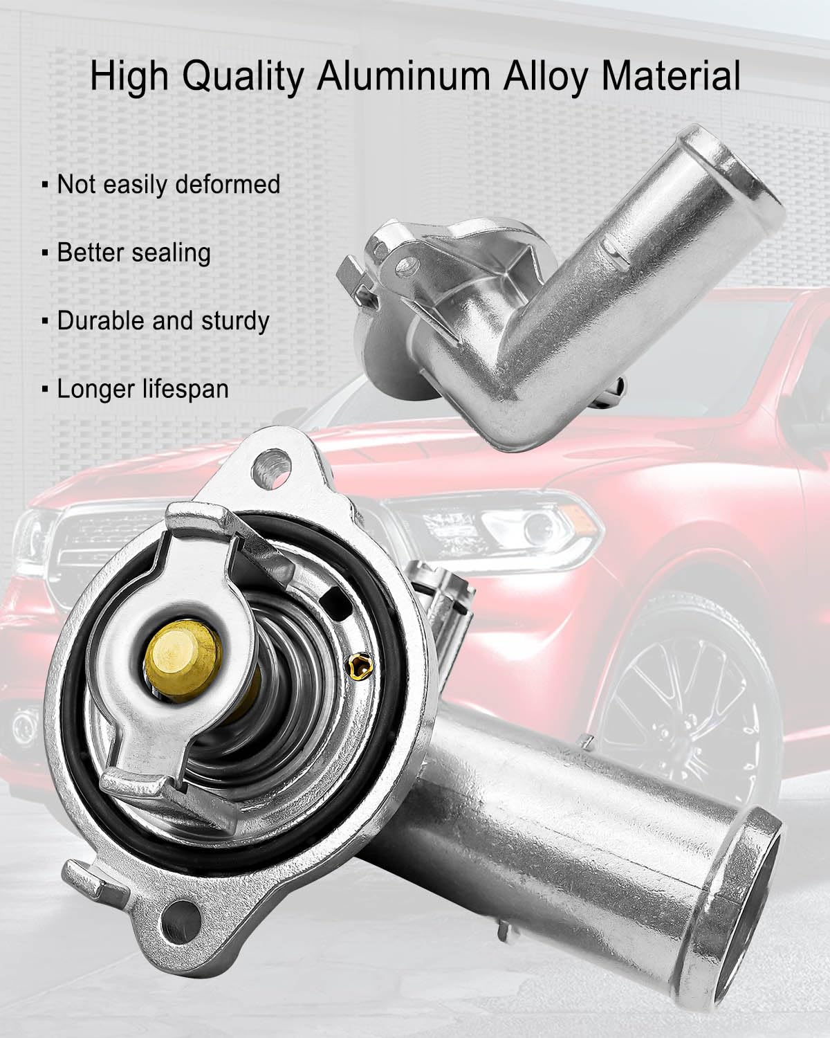 ECCPP Thermostat Housing Fit for Jeep Grand Cherokee 2011-2015, for ECCPP Thermostat Housing Fit for Jeep Grand Cherokee 2011-2015, for