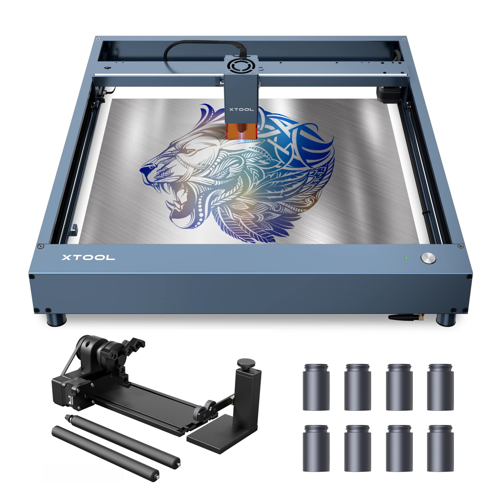 Buy xTool D1 Pro Laser Cutter with RA2 Pro Rotary, 60w Accuracy Laser