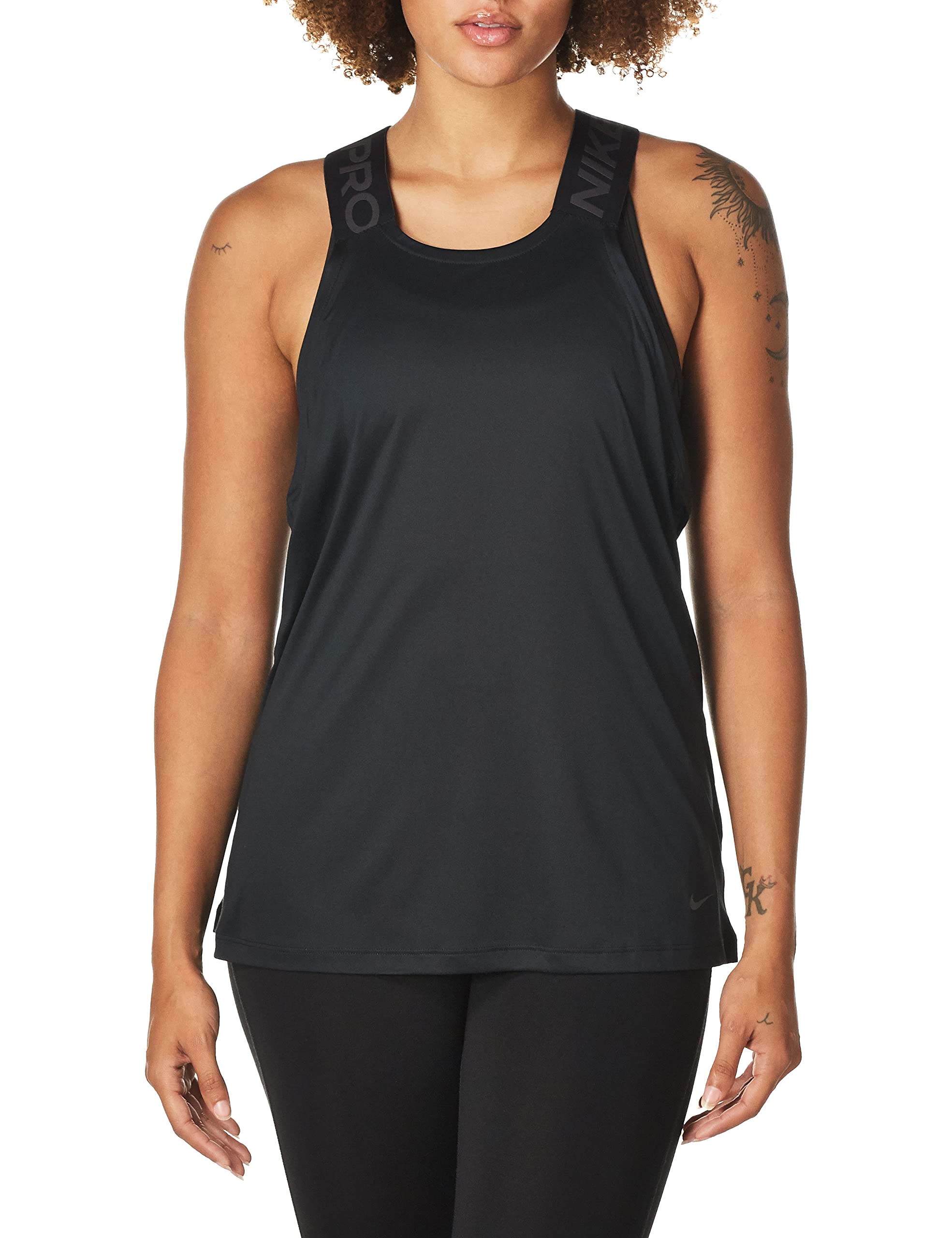 Nike W NP Dry Elastika Tank Ess Canottiera Sportiva Donna