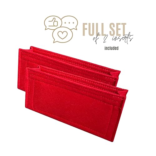 Miniatura 4 de Divitize Premium Purse Organizer for Sunset Medium Bag Organizer Insert, Large Sunset Bag Insert, FULL Set of 2 Inserts Handmade 2mm Premium Felt