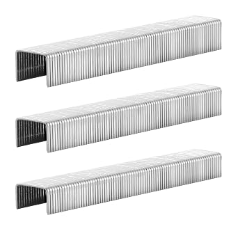 1/2 Inch Crown 21 Gauge Stainless Steel 304 Staples 1940-Count 3 Sizes for 80 Series Staple Gun, Includes 5/16", 3/8", 1/2" Assortment, Combo kit | Includes 5/16", 3/8", 1/2" Assortment Combo Kit fit 80 Series Staple Gun for Upholstery Wood and DIY Crafts