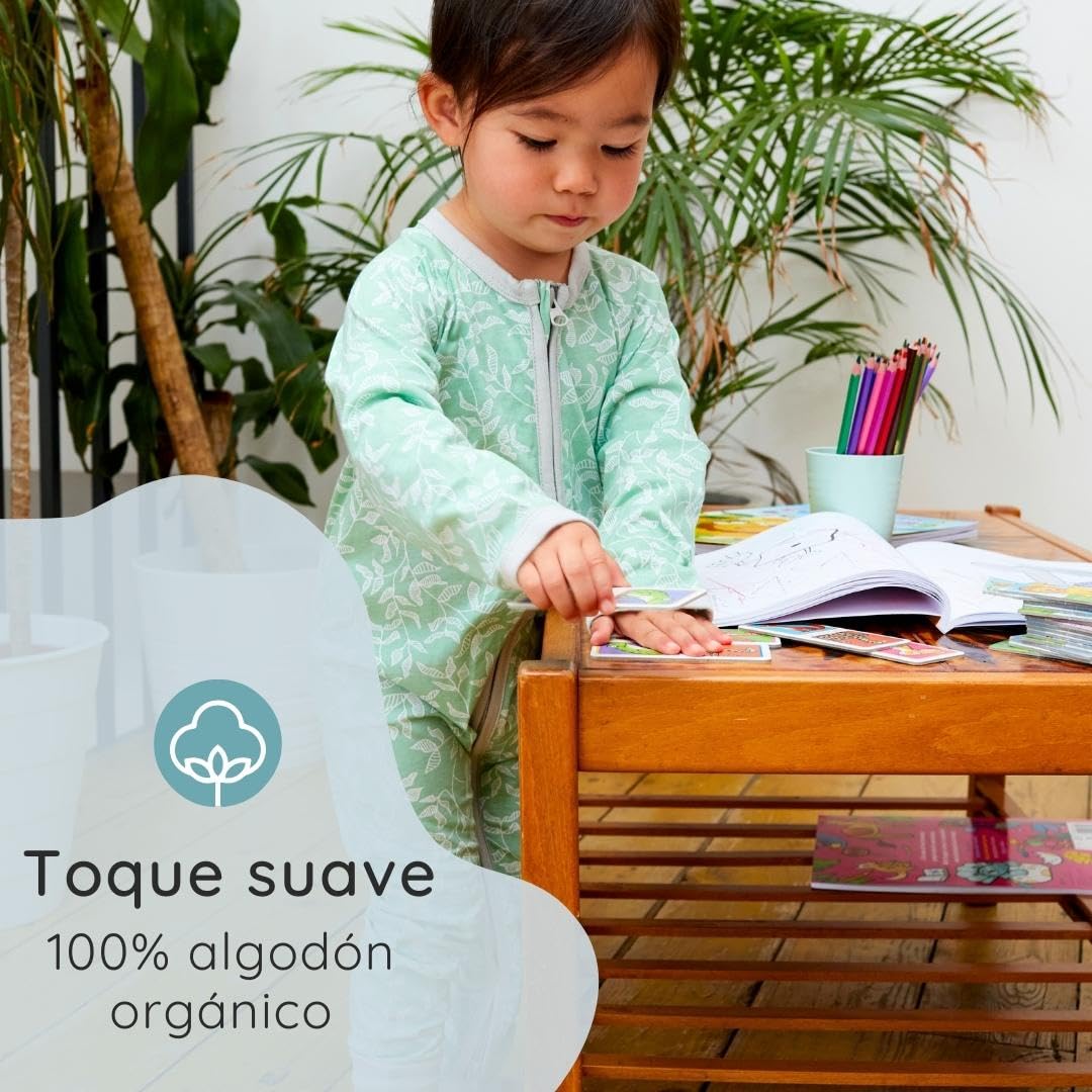 Bramble & Bear Pijama Bebé Niño y Niña (Packs de 2) - Algodón Orgánico. Pijamas Enteros para Bebés Supersuaves — view 2