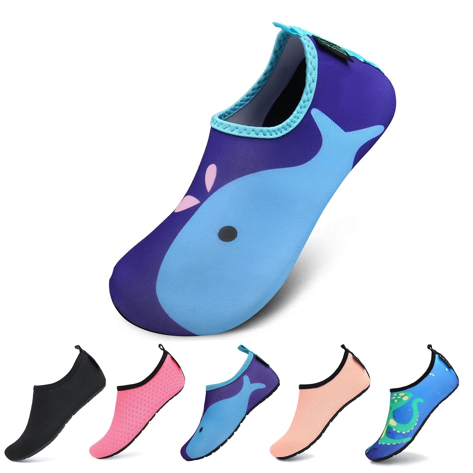 SAGUARO Zapatos de Agua Niños Verano Secado Rápido Aqua Calzado Ligeros Transpirable Zapatillas Snorkel Bucear Swim Piscina Playa Yoga